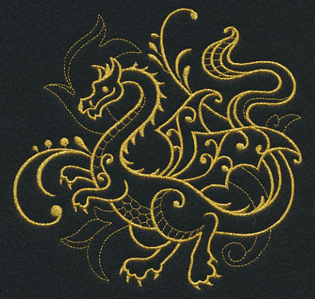 Dragon Filigree (Goldwork)
