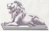 Stately Lion on Plinth