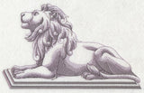 Stately Lion on Plinth