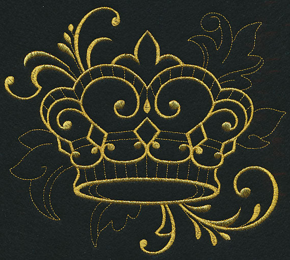 King's Crown Filigree (Goldwork)