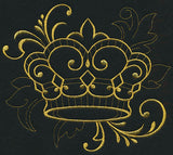 King's Crown Filigree (Goldwork)