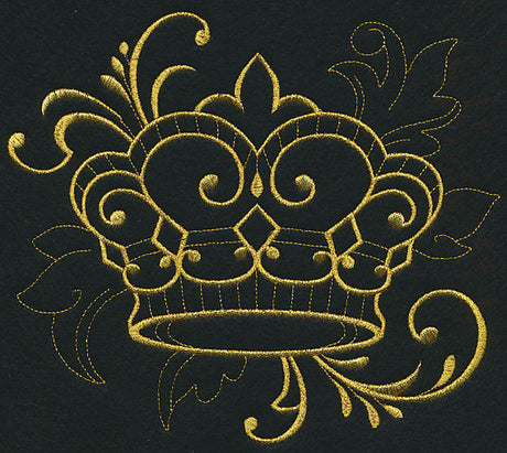 King's Crown Filigree (Goldwork)