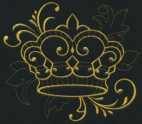 King's Crown Filigree (Goldwork)