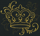 King's Crown Filigree (Goldwork)