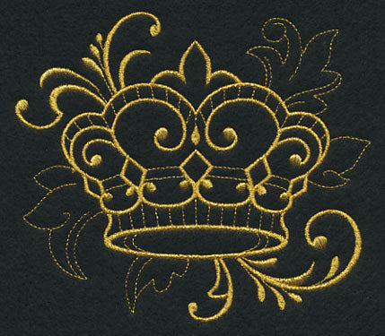 King's Crown Filigree (Goldwork)