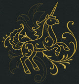 Unicorn Filigree (Goldwork)
