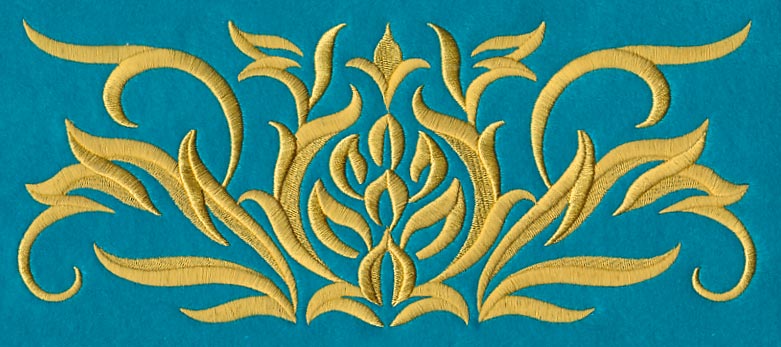 Blooming Baroque Border