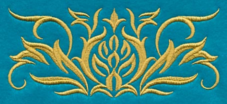 Blooming Baroque Border