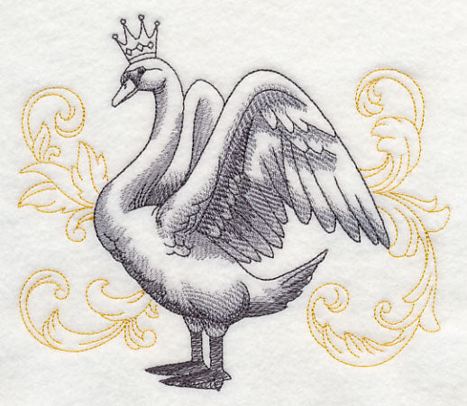 Swan In Crown