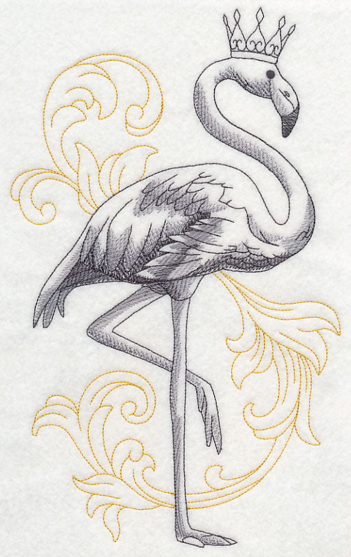 Flamingo In Crown