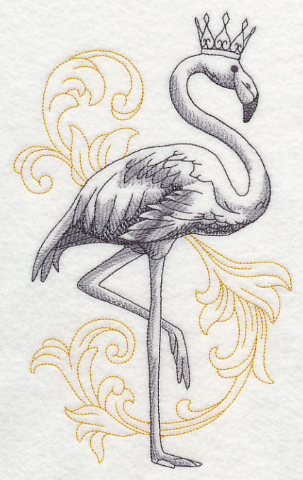 Flamingo In Crown