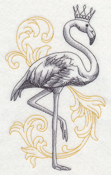 Flamingo In Crown