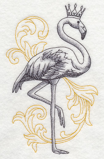Flamingo In Crown