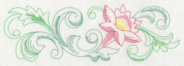 Flutter and Flourish Border (Vintage)