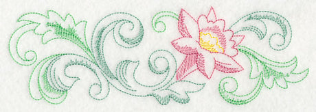Flutter and Flourish Border (Vintage)