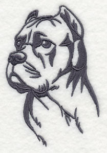 Cane Corso Silhouette (Cropped Ears)