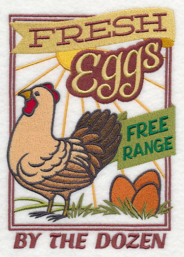 Fresh Eggs By The Dozen