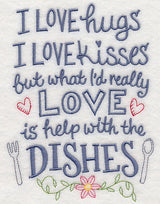 Help With The Dishes