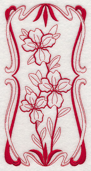 Australian Art Nouveau Dampier (Redwork)