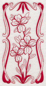 Australian Art Nouveau Dampier (Redwork)