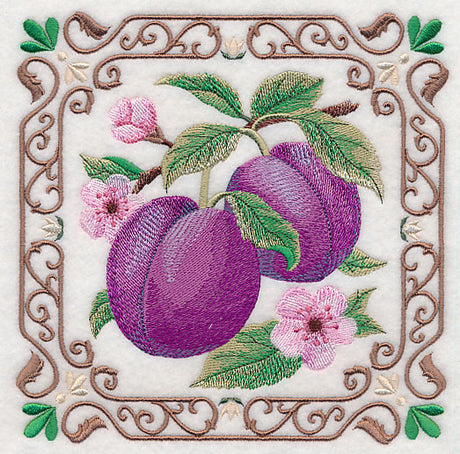 Plum Fruit Tile