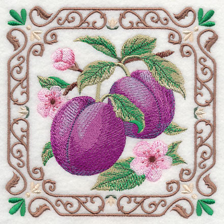 Plum Fruit Tile