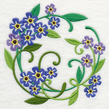 Forget-Me-Not Wreath