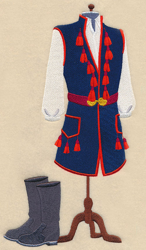 Polish Dance Dress Form - Male – Embroidery Library