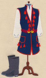 Polish Dance Dress Form - Male