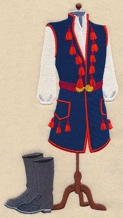 Polish Dance Dress Form - Male