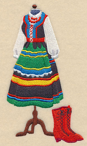 Polish Dance Dress Form - Female