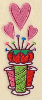 Hearts Pins and Spools