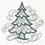 Doodle Pine Tree