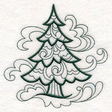 Doodle Pine Tree