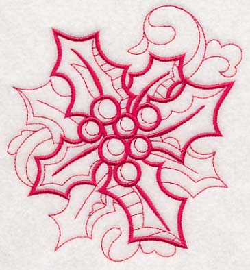 Doodle Holly and Berries