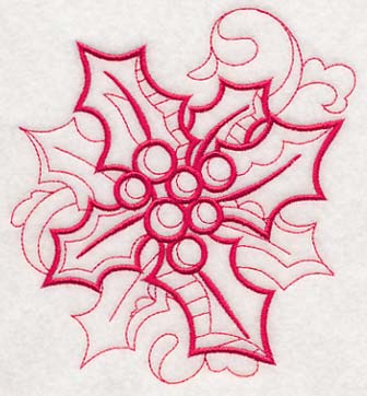 Doodle Holly and Berries