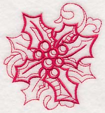 Doodle Holly and Berries