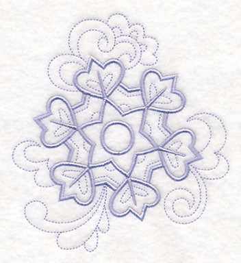 Doodle Snowflake 1