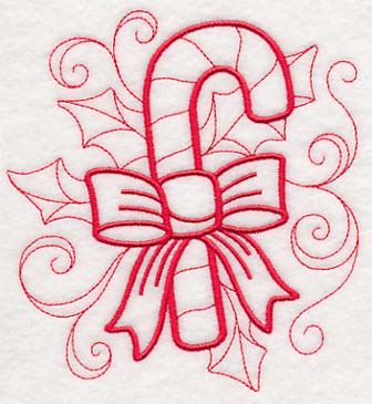 Doodle Candy Cane