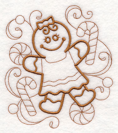 Doodle Gingerbread Girl