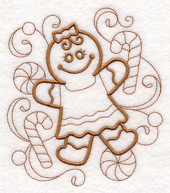 Doodle Gingerbread Girl