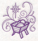 Doodle Jesus in Manger