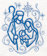 Doodle Holy Family
