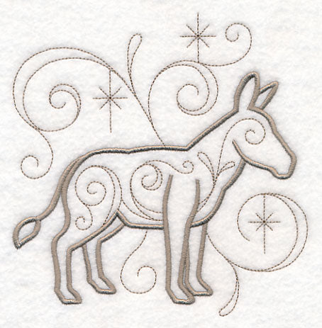 Doodle Nativity Donkey