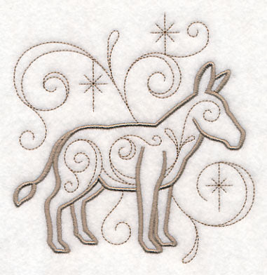 Doodle Nativity Donkey