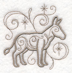 Doodle Nativity Donkey