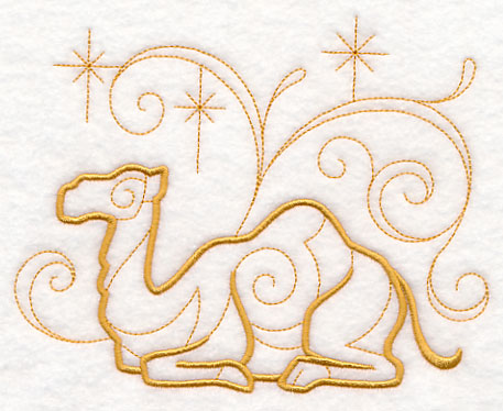 Doodle Nativity Camel