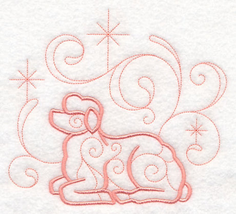Doodle Nativity Lamb