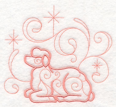 Doodle Nativity Lamb