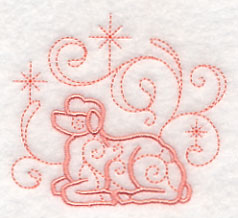 Doodle Nativity Lamb